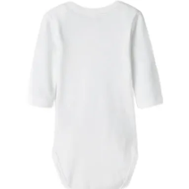 NAME IT BABY romper NBNBODY - zand/wit (set van 3), foto 4