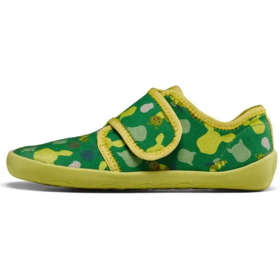 Affenzahn Kid's Pantoffel Katoen Movy - Pantoffels, olijfgroen