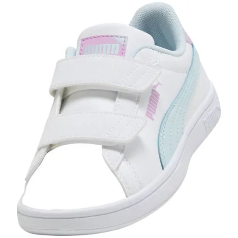 Puma Smash 3.0 sneakers - wit/lichtblauw, foto 4