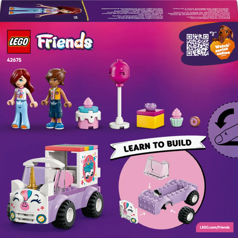 Lego Friends Eenhoorn Taartenbezorgauto Speelgoed voor Kinderen 42675, foto 4