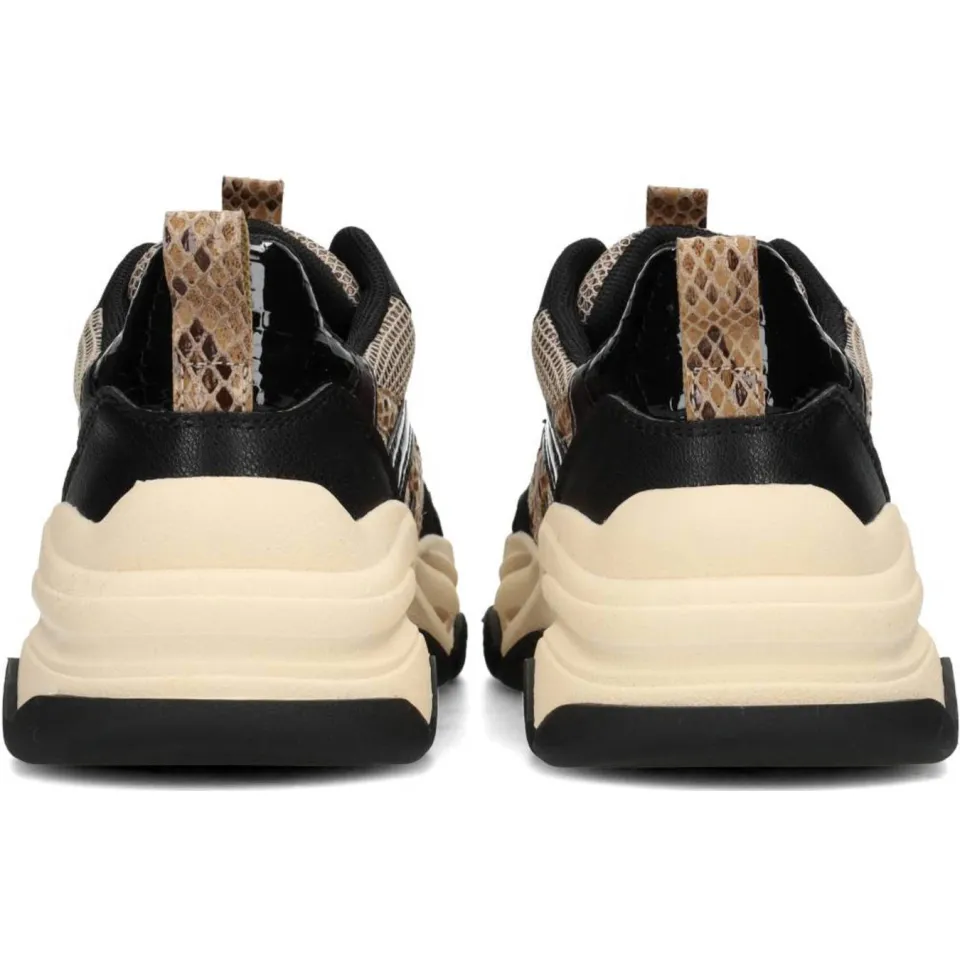 POSH by Poelman Gigi chunky sneakers zwart/beige, foto 5