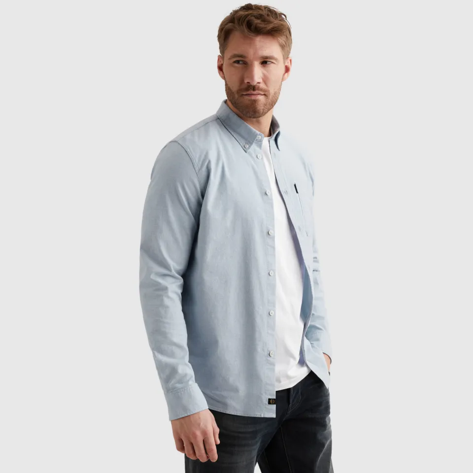 PME Legend regular casual overhemd lichtblauw, foto 3