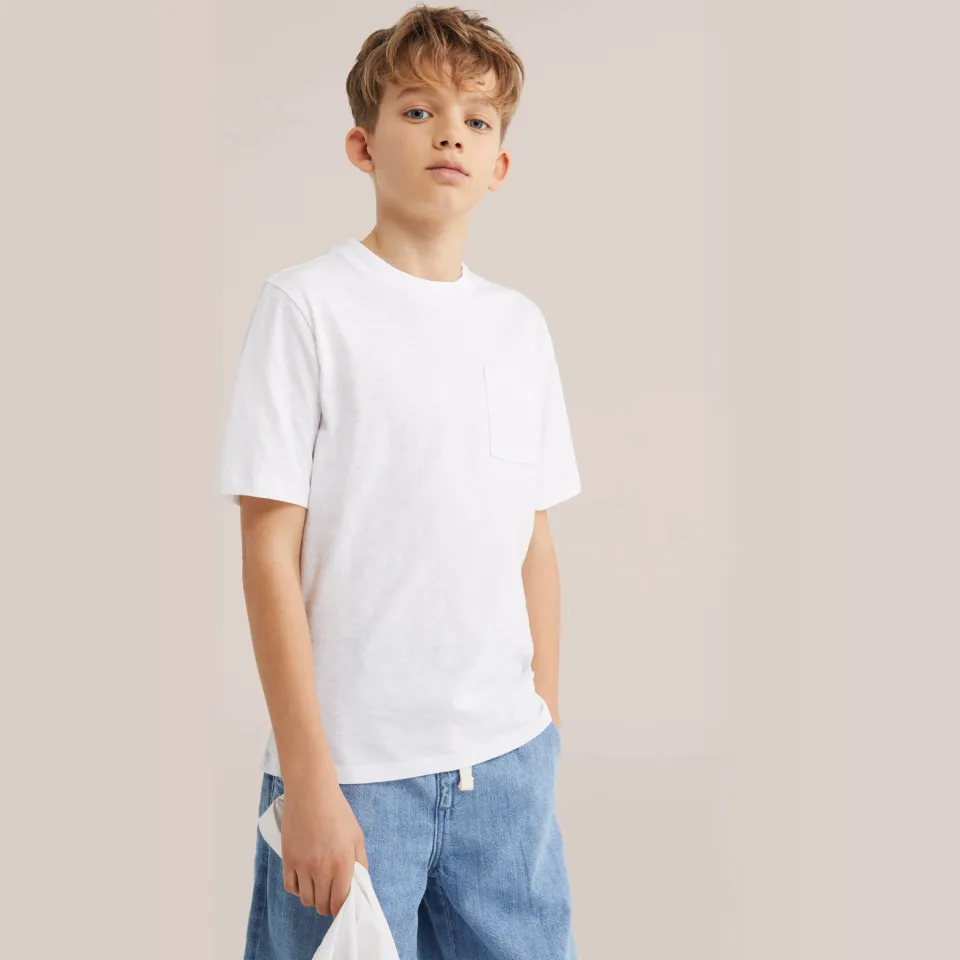WE Fashion Blue Ridge t-shirt wit, foto 4