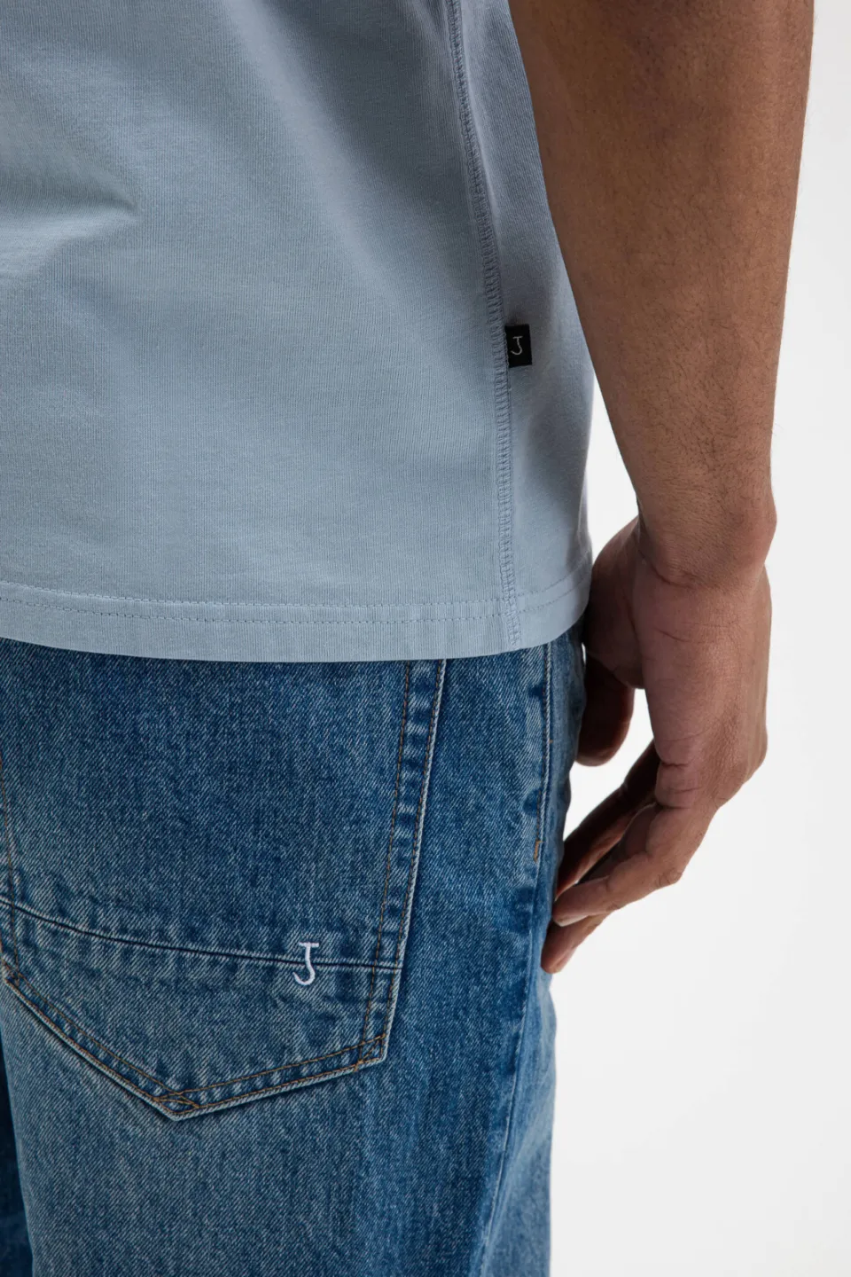 Butcher of Blue T-shirt met backprint - lichtblauw, foto 6