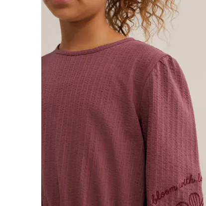 WE Fashion korte jurk met borduursels oudroze, foto 5