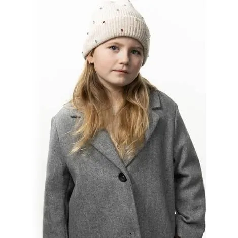 Barts muts Alenya ecru Meisjes Polyester Effen-9 jaar Beige/Grijs