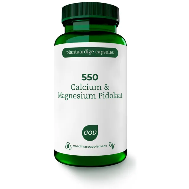 AOV 550 Calcium & Magnesium Pidolaat 90 vegacapsules