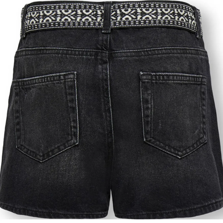 Only Girl denim straight short washed black, foto 5