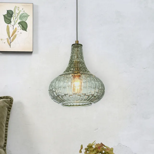 It's About Romi its about RoMi Hanglamp 'Venice' Druppel, kleur Groen groen/goud