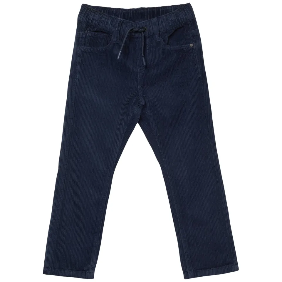 S.Oliver corduroy casual broek donkerblauw, foto 2