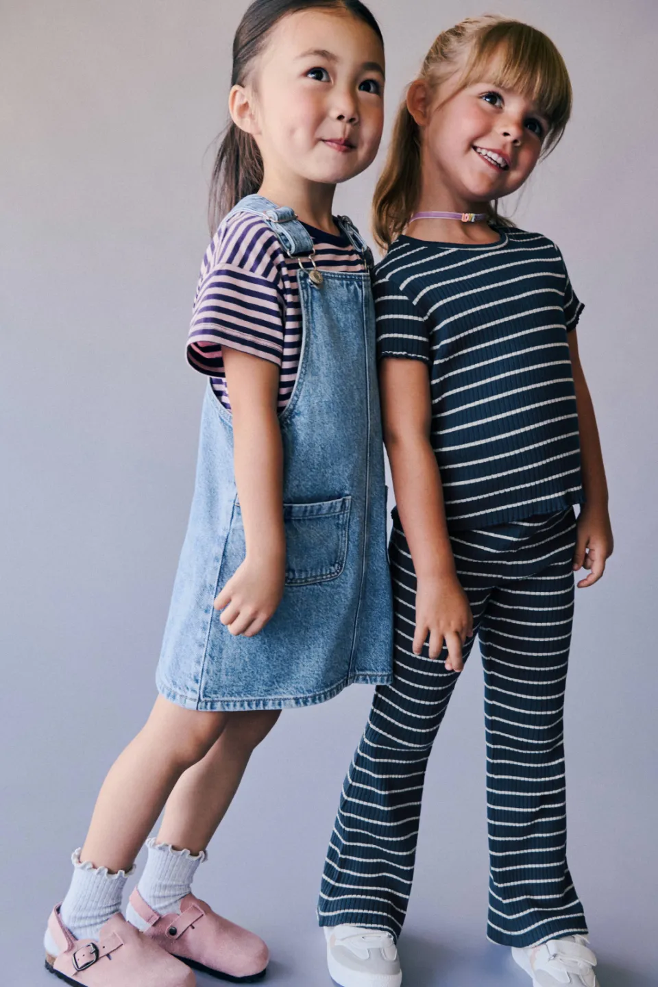 Mango Kids korte spijkerjurk lichtblauw light blue denim, foto 3