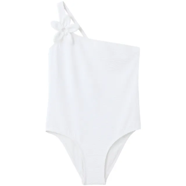 Mango Kids one shoulder badpak wit, foto 2