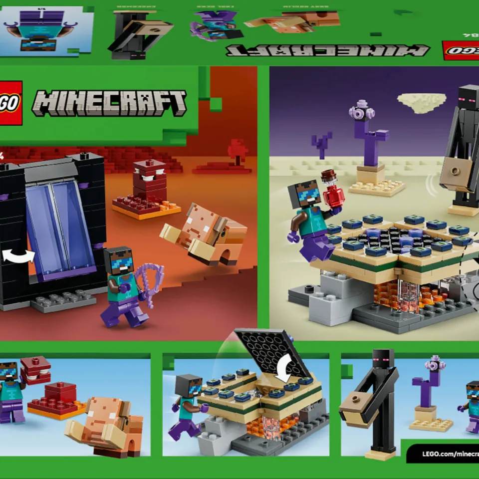 Lego Minecraft Reis naar de Nether en het End-Portaal Speelgoed 21584, foto 3