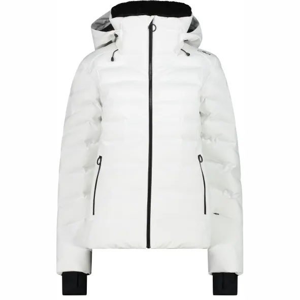 CMP Women's Jacket Fix Hood 34W4406 - Ski-jas, wit
