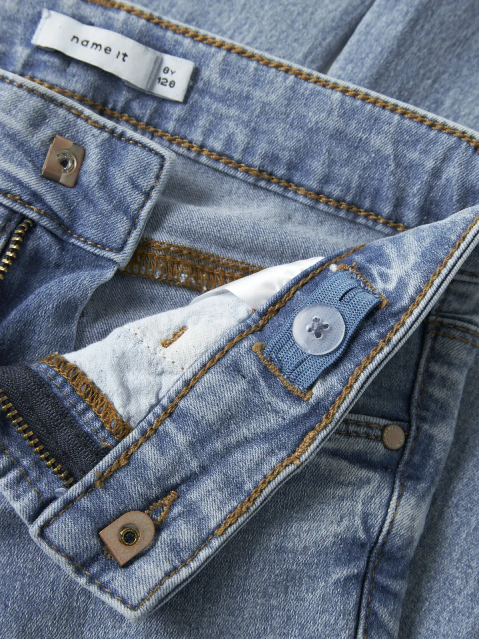 NAME IT KIDS skinny jeans medium blue denim, foto 6