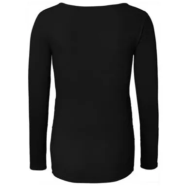 Noppies Sara zwangerschaps- en voedingslongsleeve zwart, foto 3
