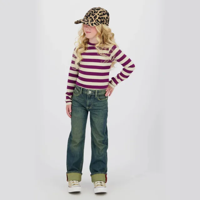 Vingino straight leg straight leg jeans dark blue denim