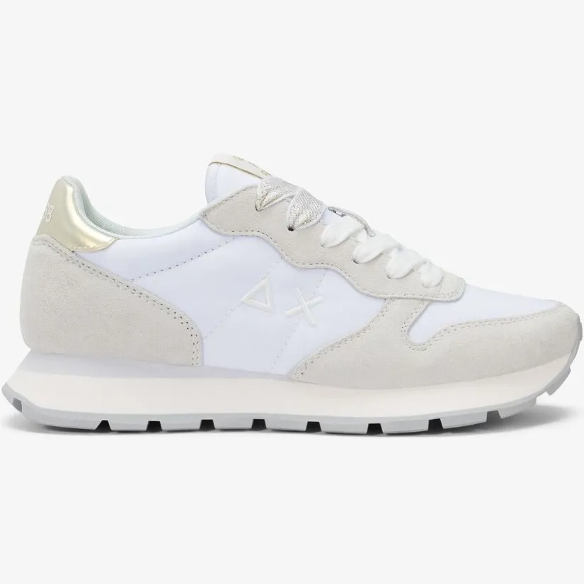 Sun68 Ally Gold Silver lage sneaker wit, foto 3