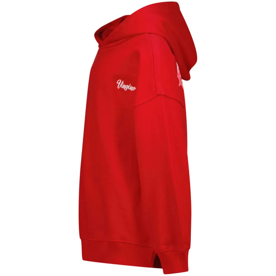Vingino hoodie met logo - rood, foto 4