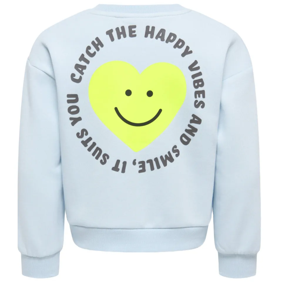 KIDS ONLY MINI sweater met backprint - lichtblauw, foto 3