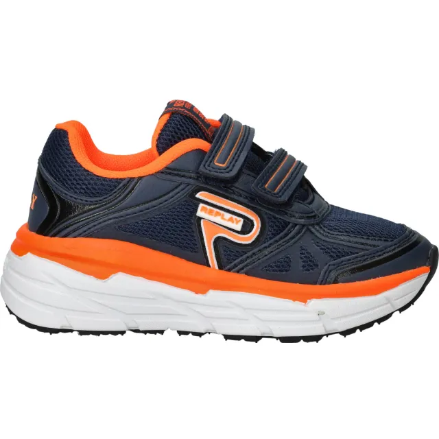 Replay Christal sneaker blauw