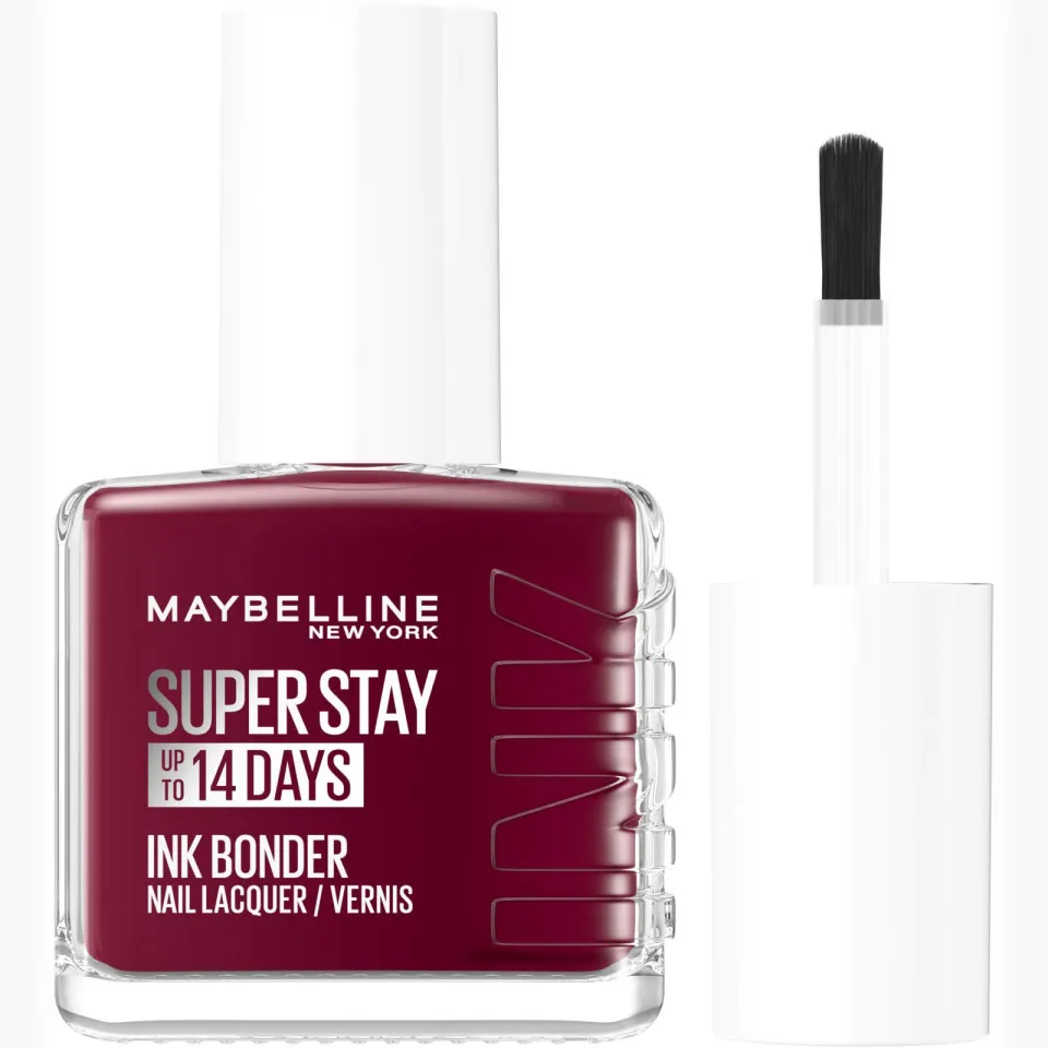 Maybelline New York SuperStay Ink Bonder nagellak Midnight Red, foto 2