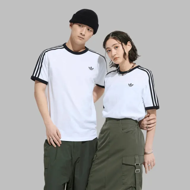 Adidas Originals regular fit T-shirt - wit/zwart