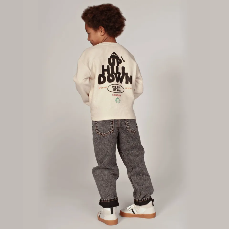 Sturdy loose fit jeans Winter Denims Grey denim, foto 7