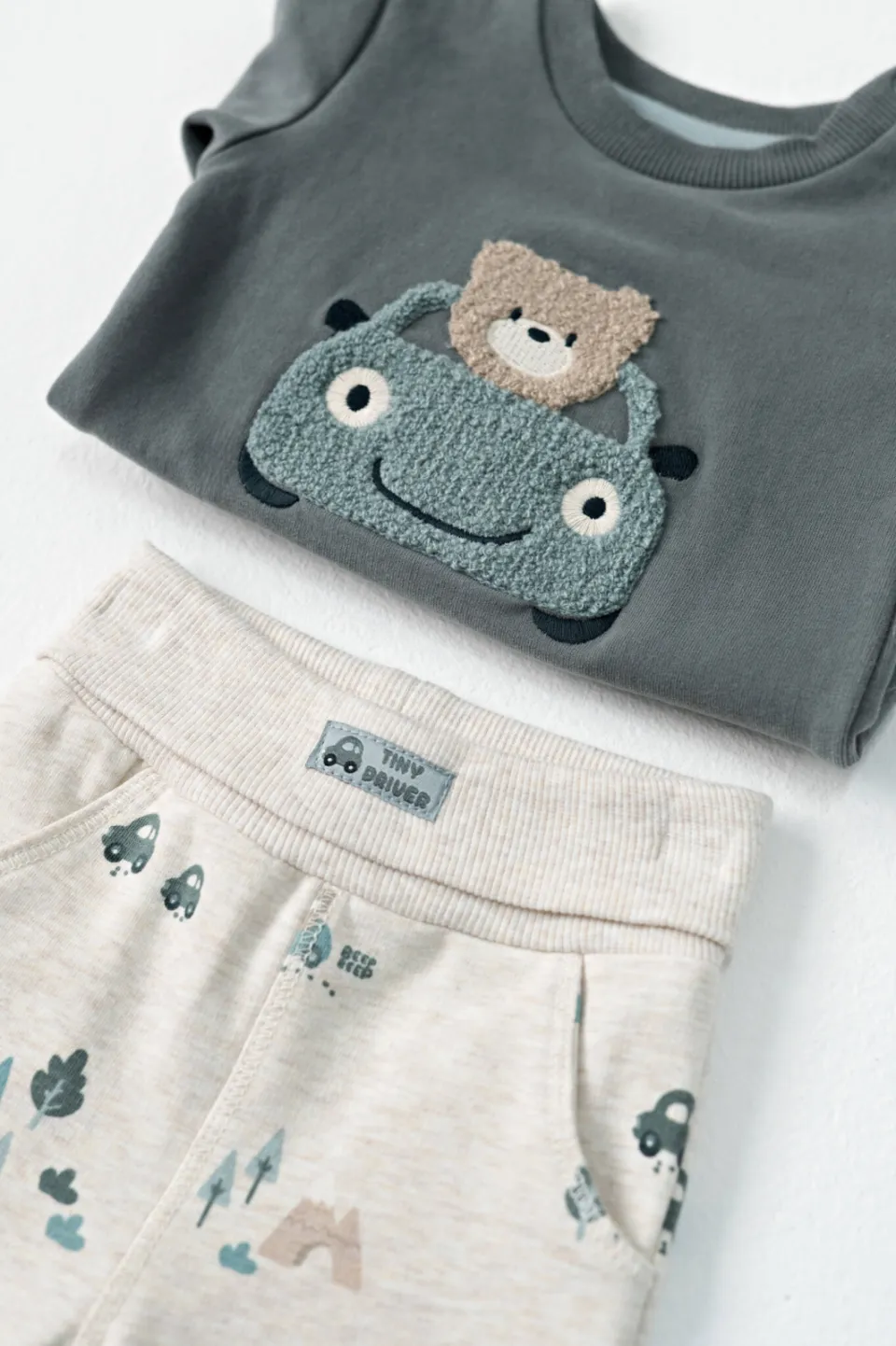 Feetje sweater Beep Beep groen/mintgroen/taupe, foto 4