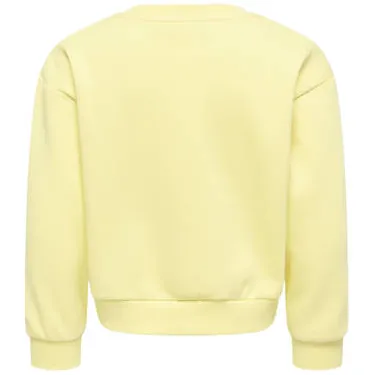 KIDS ONLY MINI sweater met print - geel Meisjes Katoen Ronde hals Printopdruk, foto 2