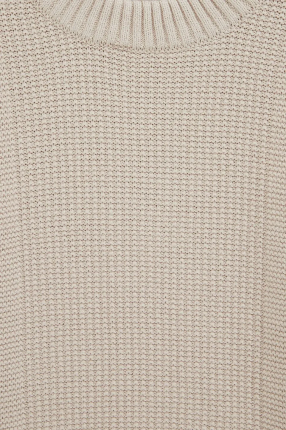 WE Fashion katoenen gebreide trui - beige, foto 6