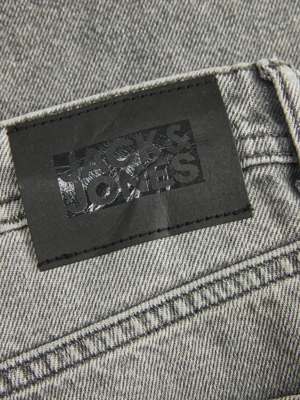 Jack & Jones JUNIOR high waist baggy fit jeans grey denim, foto 8