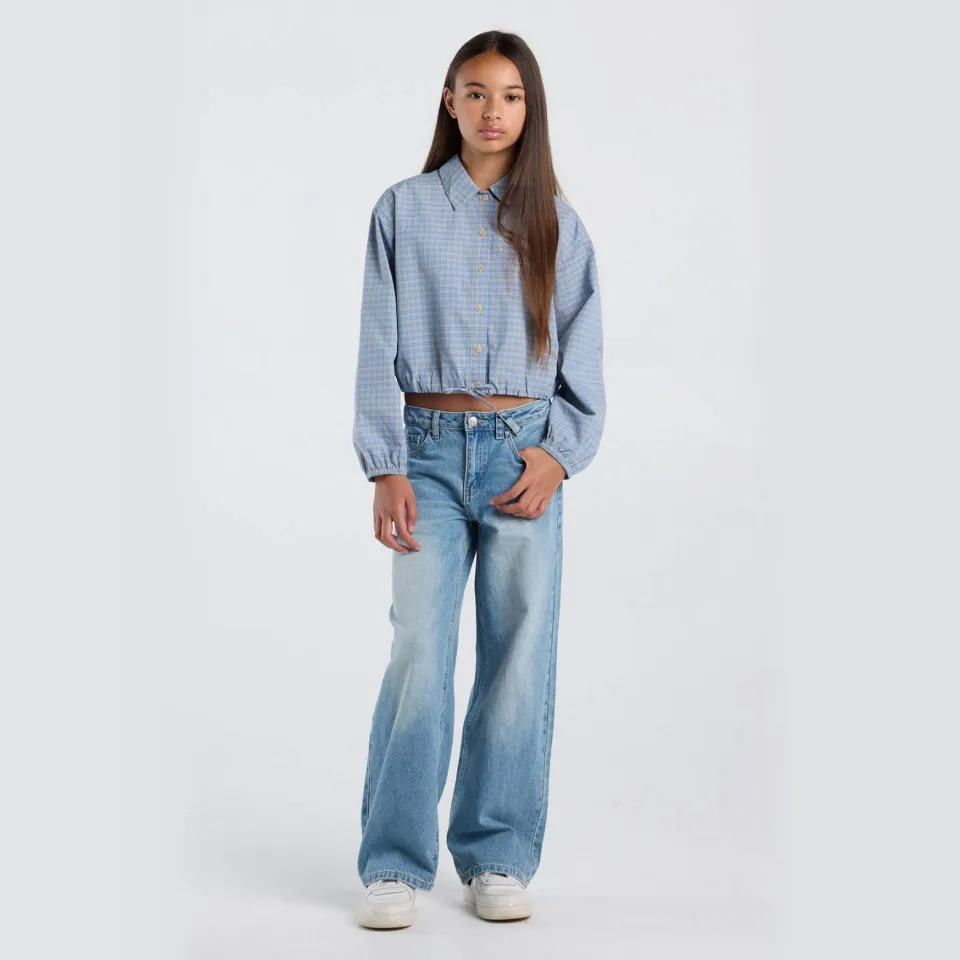 America Today Miami Jr wide leg jeans - light blue denim