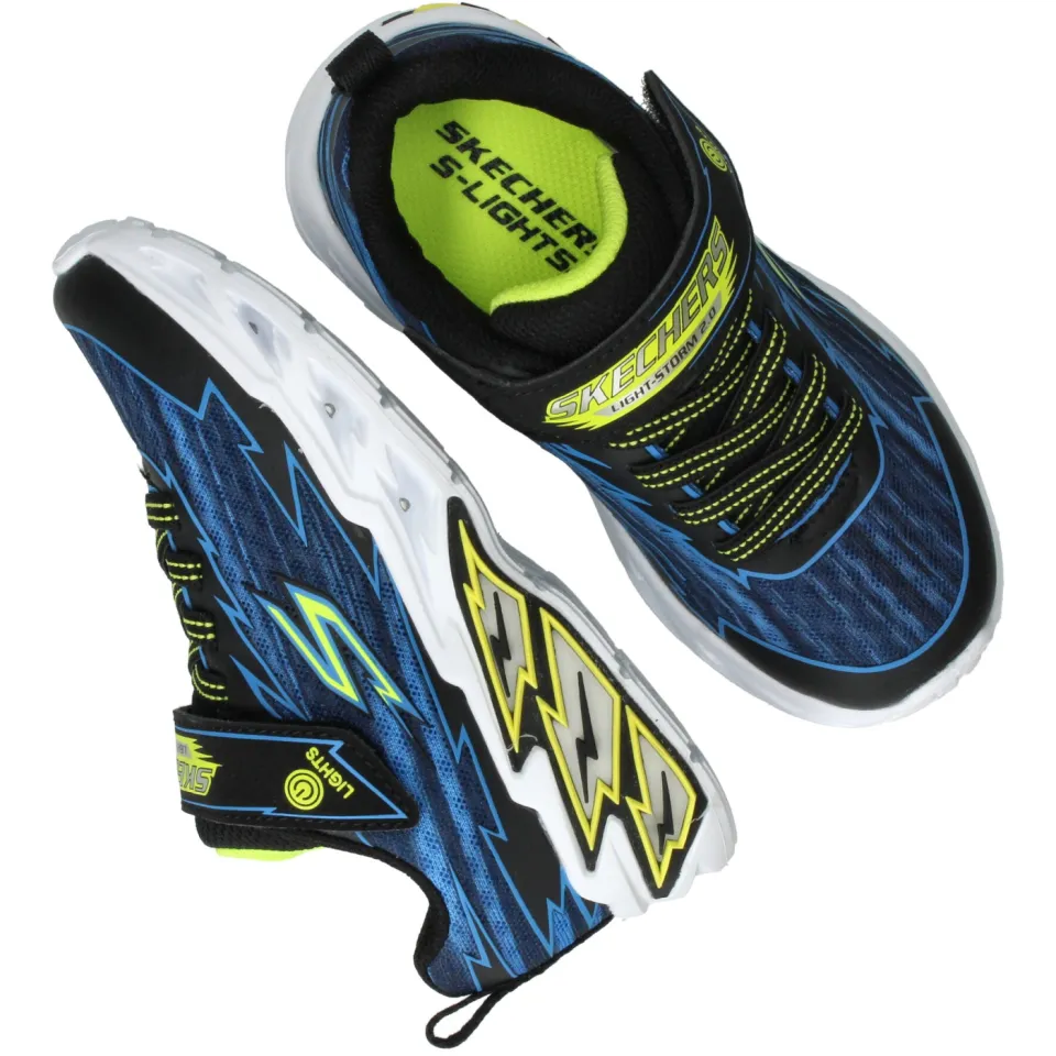Skechers S-Light Storm 2.0 sneakers blauw, foto 5
