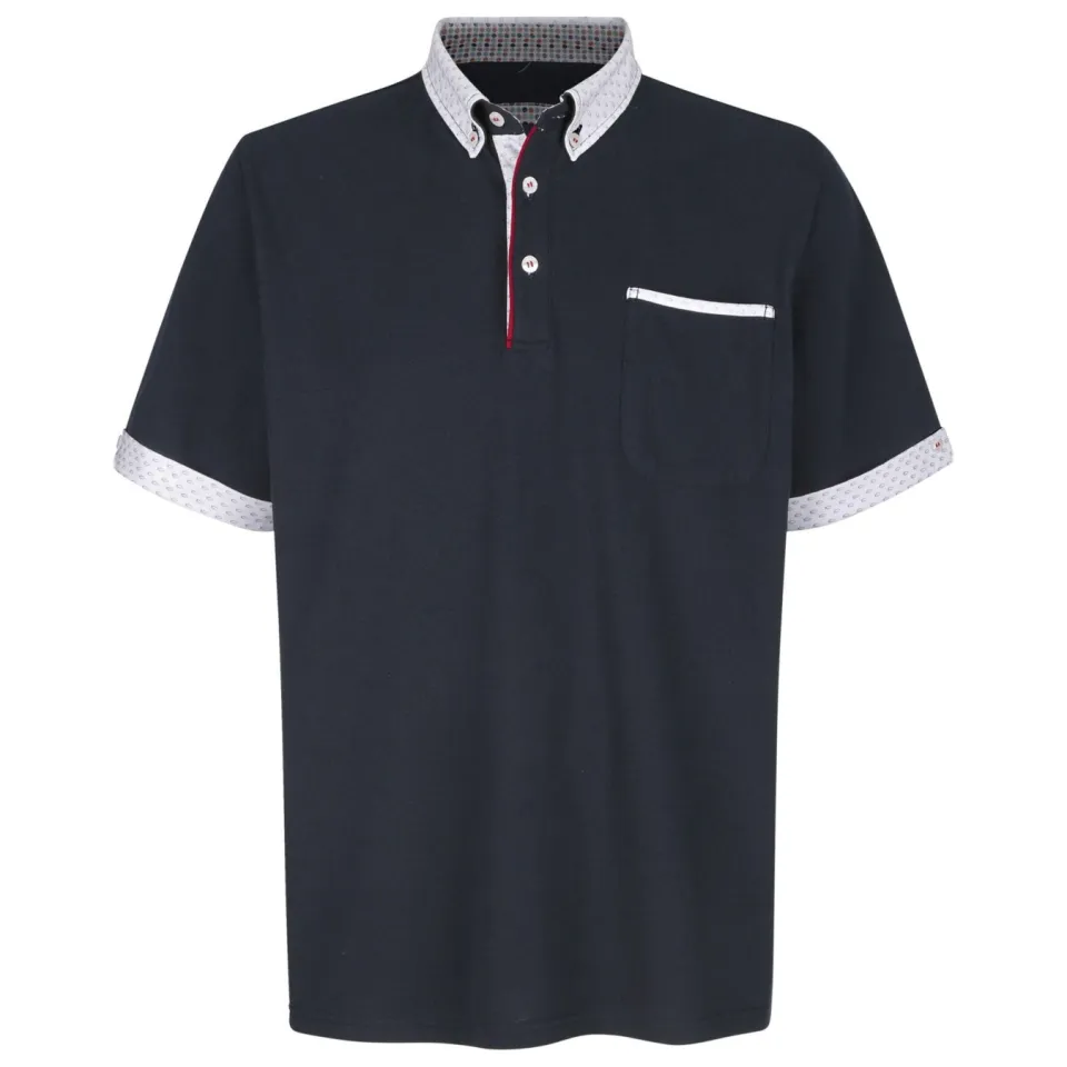 Babista regular fit polo FIOREZZENTO donkerblauw, foto 2