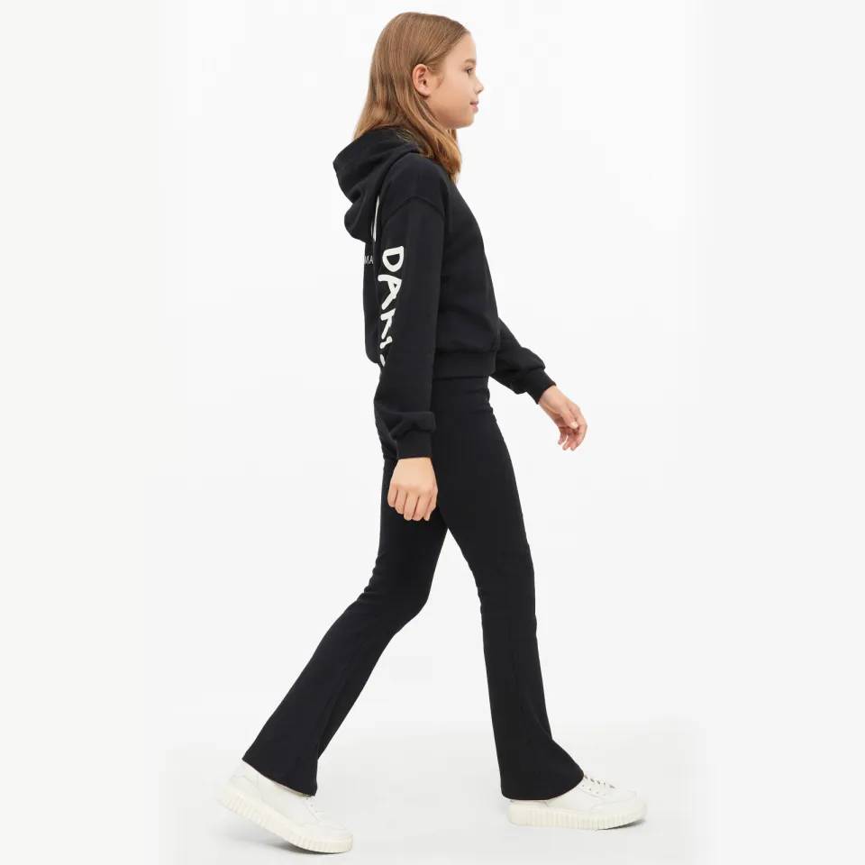 s.Oliver flared broek zwart, foto 3