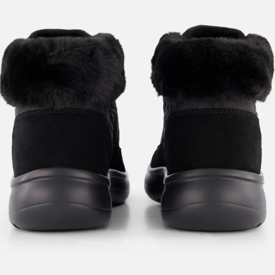 Skechers Slip-Ins Cozy Fit veterboots zwart, foto 3