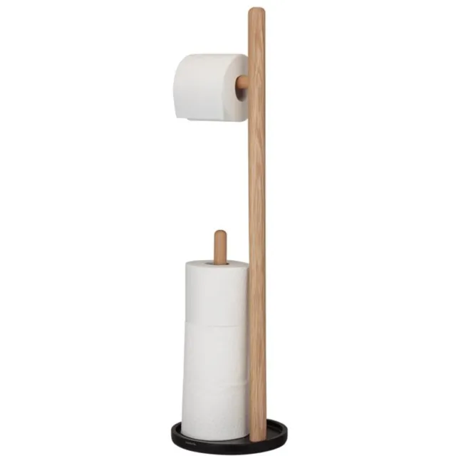Sealskin Earth toiletrolhouder met reserverolhouder eiken