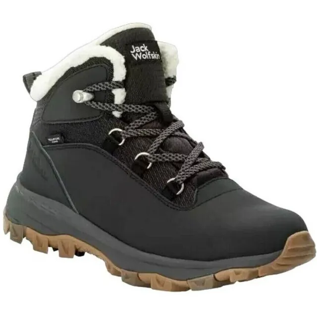Snowboots Jack Wolfskin Everquest Texapore Mid zwart