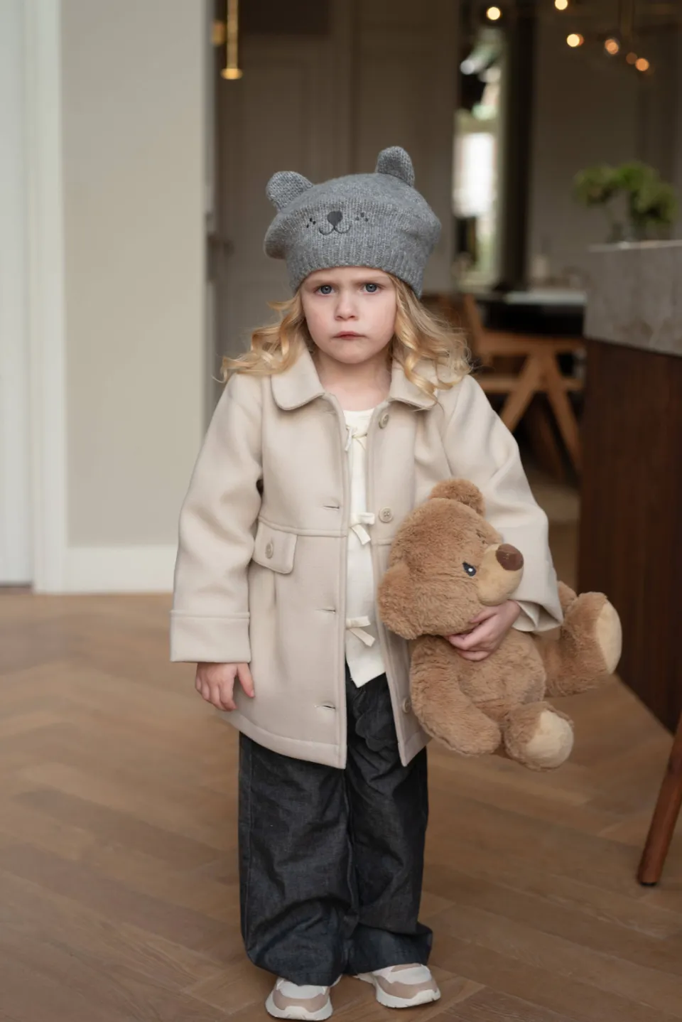 Dirkje mantel beige