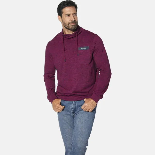 Jan Vanderstorm sweater KERVIK Plus Donkerrood