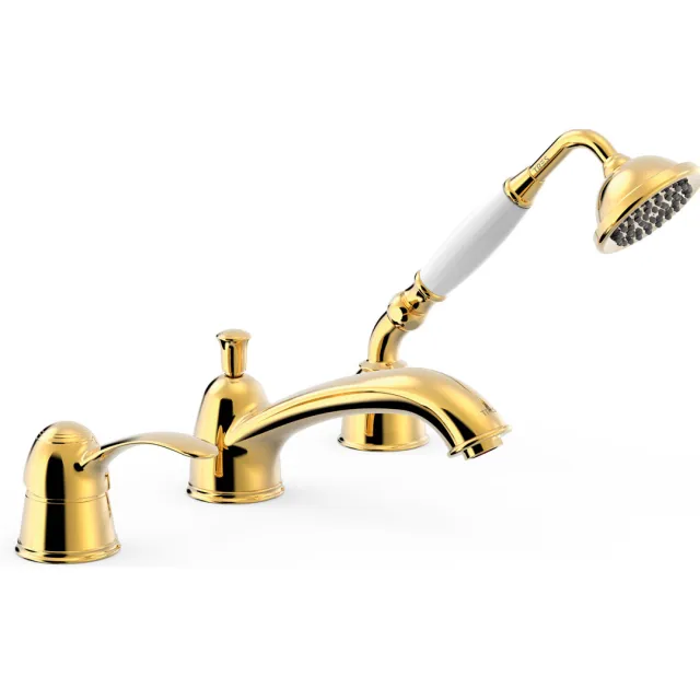 Tres Badrandkraan Tres Clasic Mengkraan Incl. Handdouche Goud