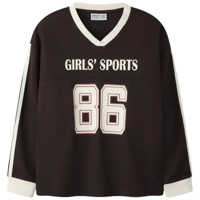 NAME IT longsleeve donkerbruin