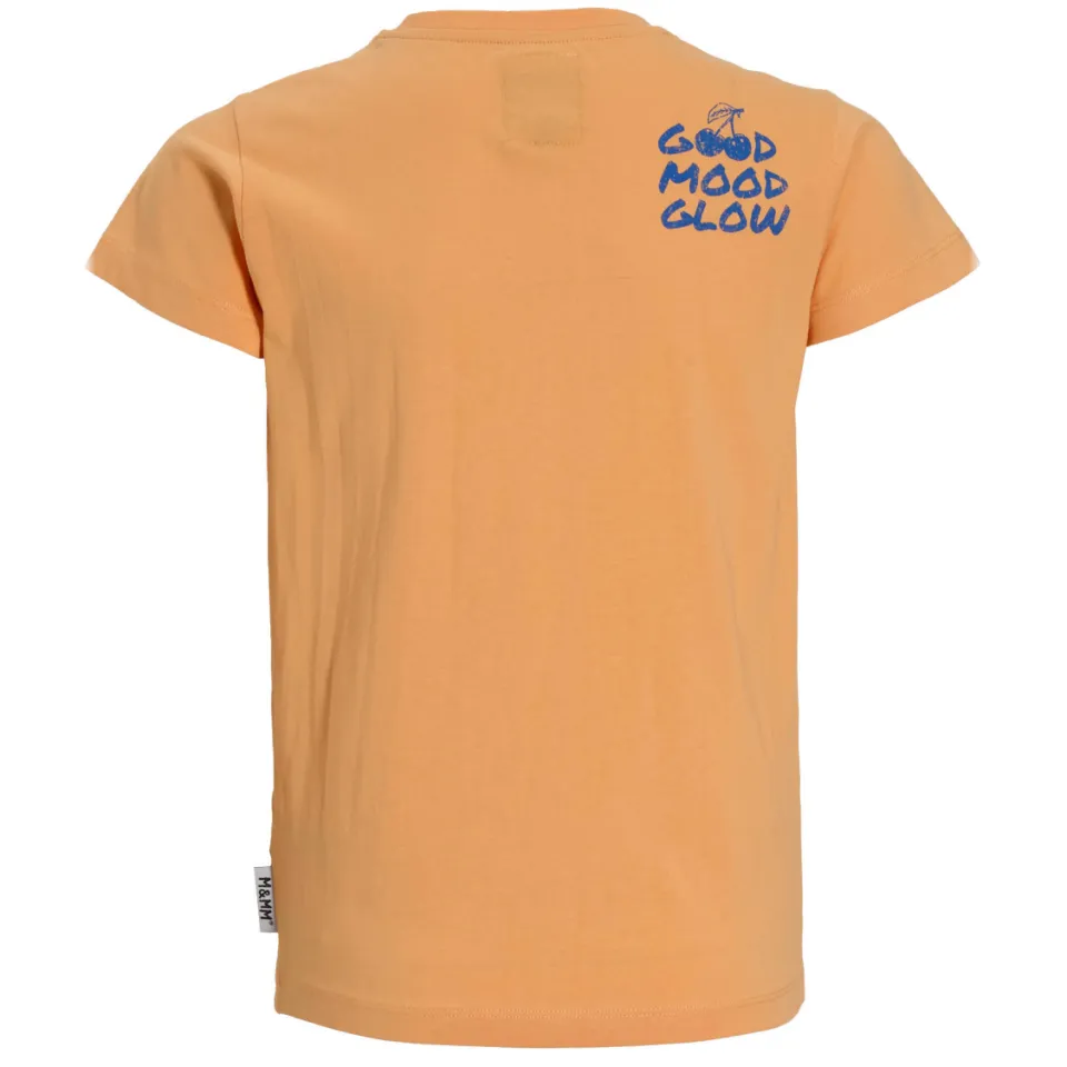 Me & My Monkey regular T-shirt Ruby met backprint oranje, foto 2