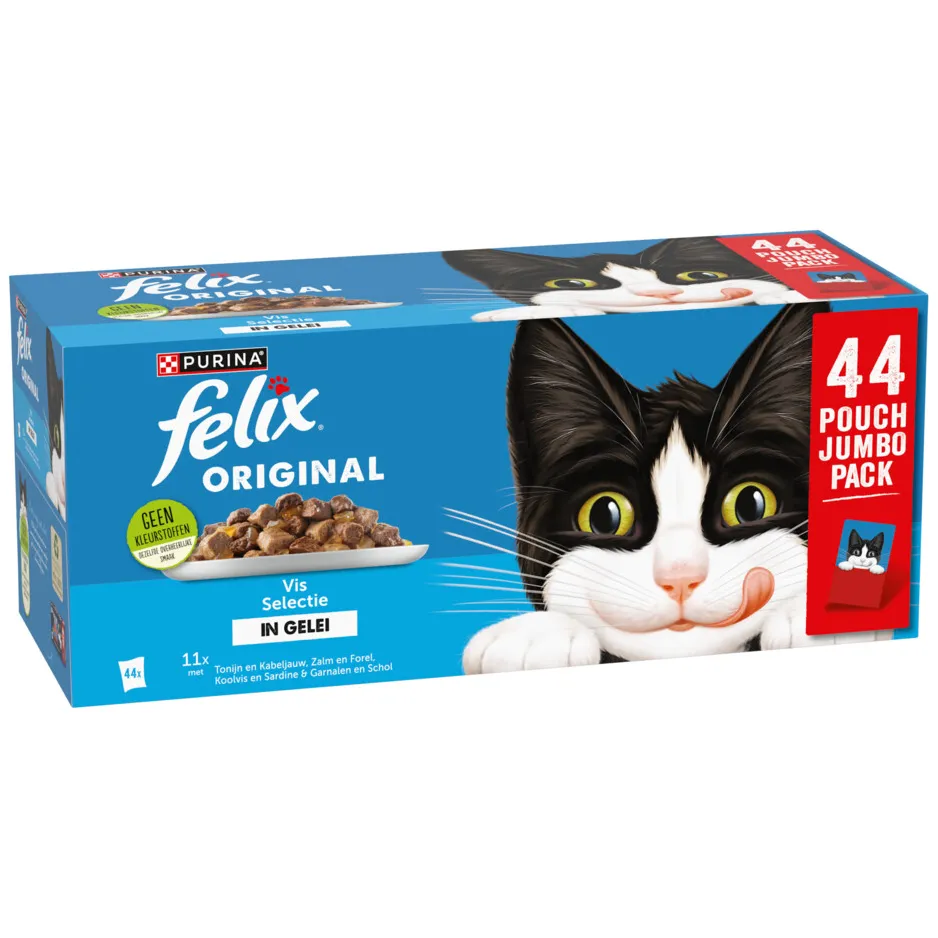 Felix Original Vis Selectie natvoer kat in gelei, foto 2