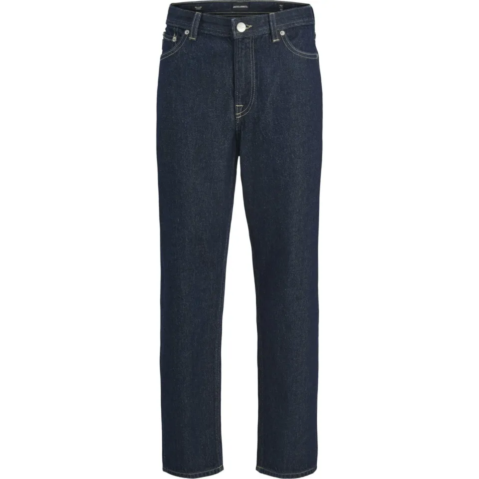 Jack & Jones JUNIOR relaxed high waist loose fit jeans dark blue denim, foto 2
