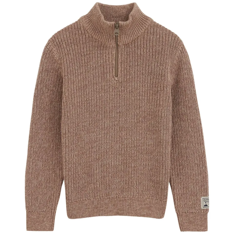 WE Fashion katoenen gebreide trui - beige, foto 2