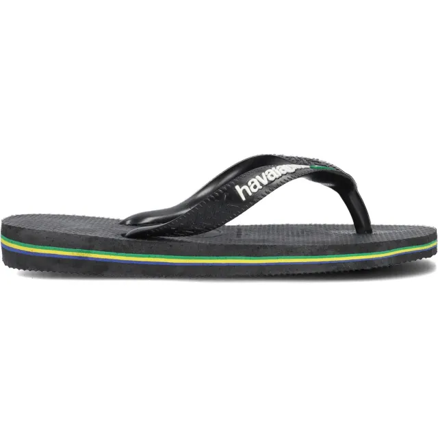 Havaianas Brasil Logo teenslipper zwart