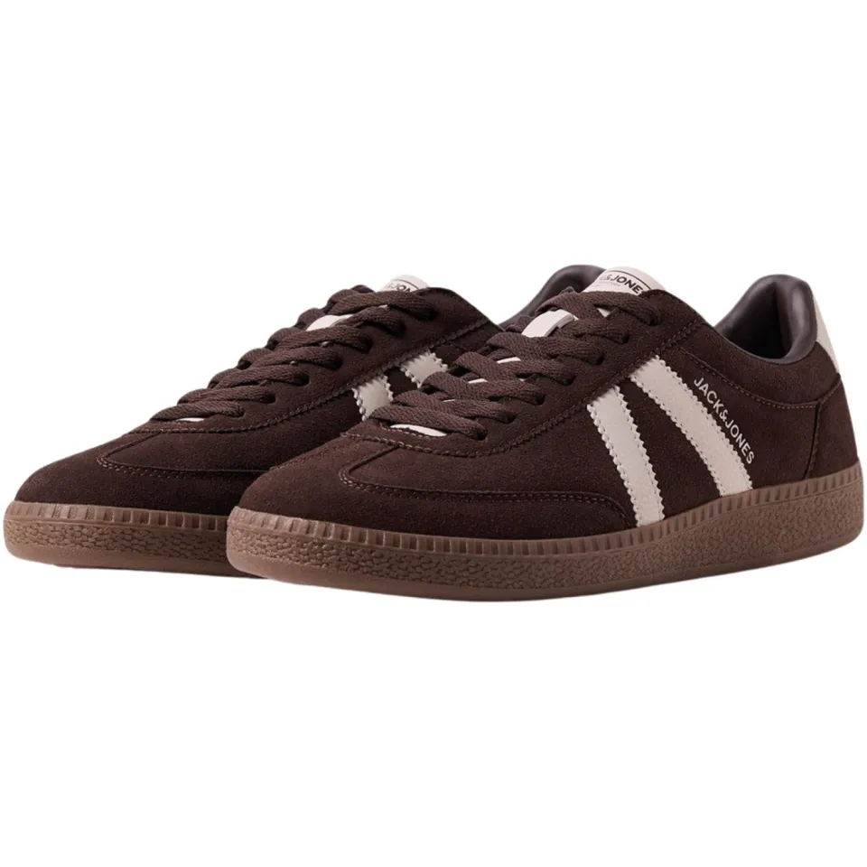 Jack & Jones Jfwkirk imitatieleren sneakers donkerbruin, foto 3