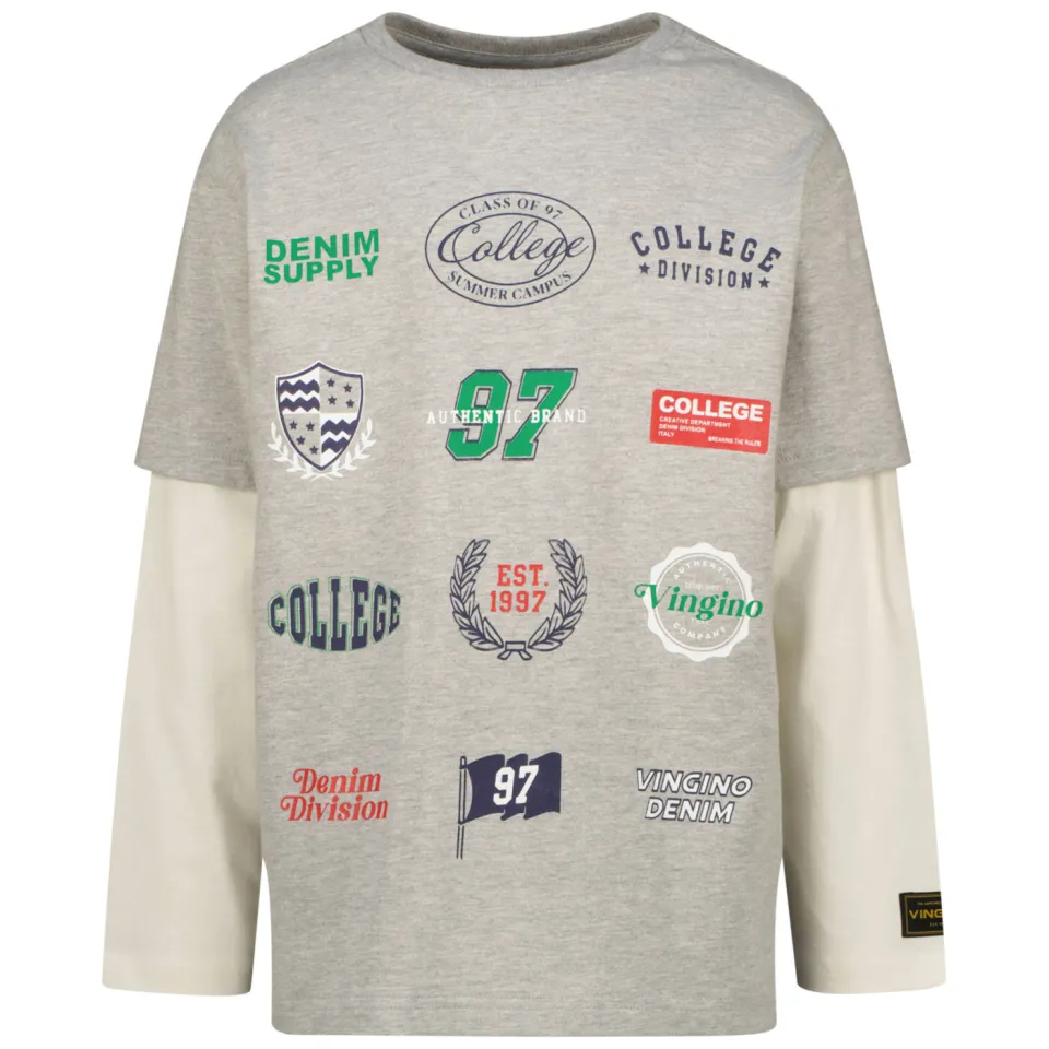 Vingino longsleeve grijs melange, foto 2